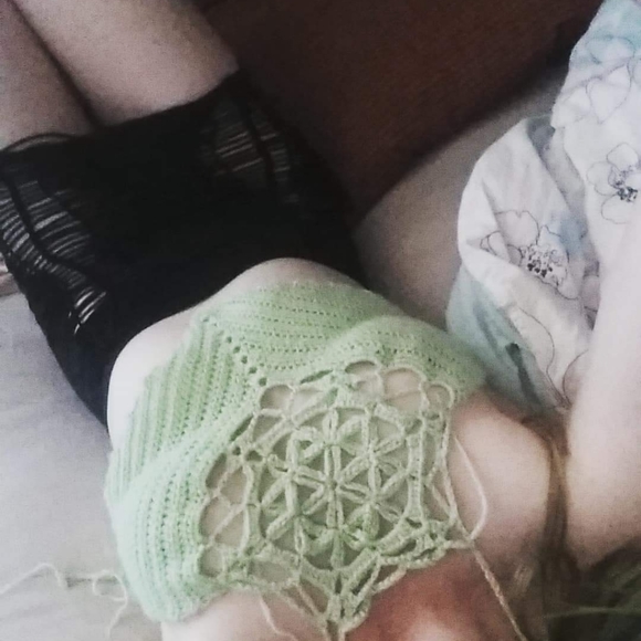 Crochet flower of life halter top - Picture 8 of 8